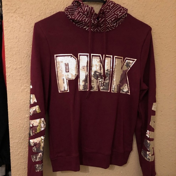 PINK bling sweatshirt! - Picture 1 of 6